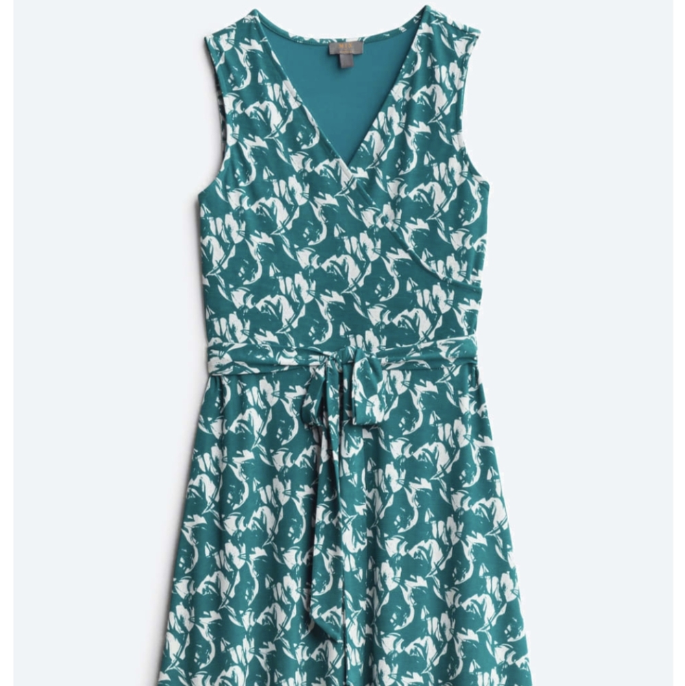 41 Hawthorn Sleeveless Faux Wrap Dress